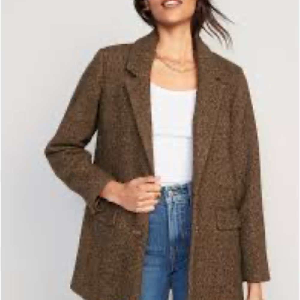Old Navy Soft-Brushed Oversized Blazer for Women
